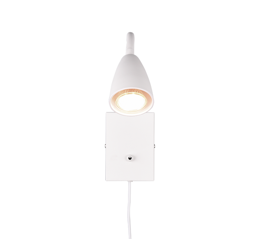 Aplique de pared Trio Wanda LED blanco mate 3000K 202670131
