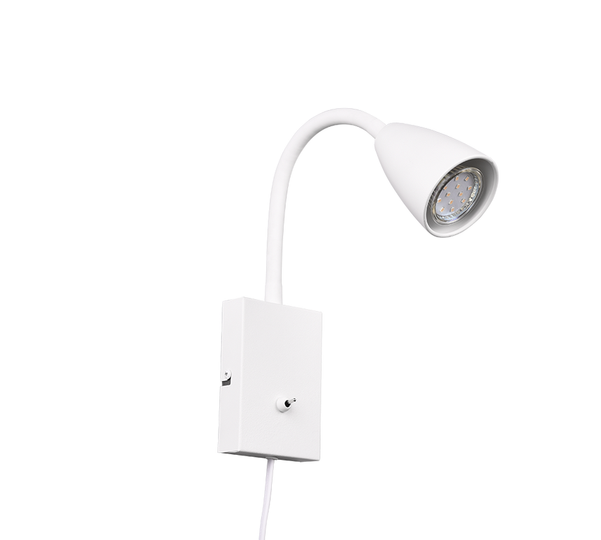 Aplique de pared Trio Wanda LED blanco mate 3000K 202670131