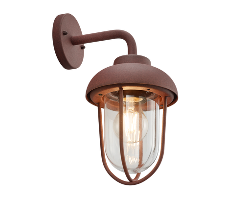 Aplique de exterior Trio Duero óxido IP44 33cm 202760124