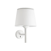 Lámpara de pared aplique Faro Savoy E27 blanco y blanco 20300-92