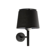 Lámpara de pared aplique Faro Savoy E27 negro y negro 20301-93