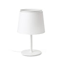 Lámpara de mesa Faro Savoy E27 blanco y blanco 20304-82