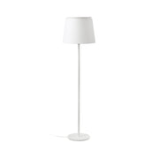 Lámpara de pie salón Faro Savoy E27 blanco y blanco 20306-85