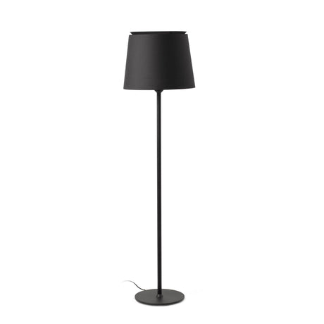 Lámpara de pie salón Faro Savoy E27 negro y negro — ref. 20307-86 (1)