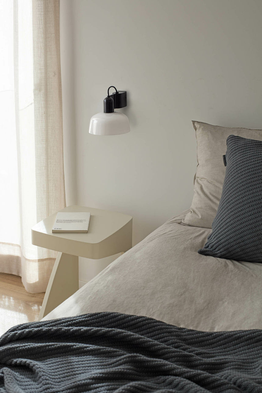 Lámpara de pared aplique Faro Tatawin cristal E27 blanco — ref. 20335-116 (2)