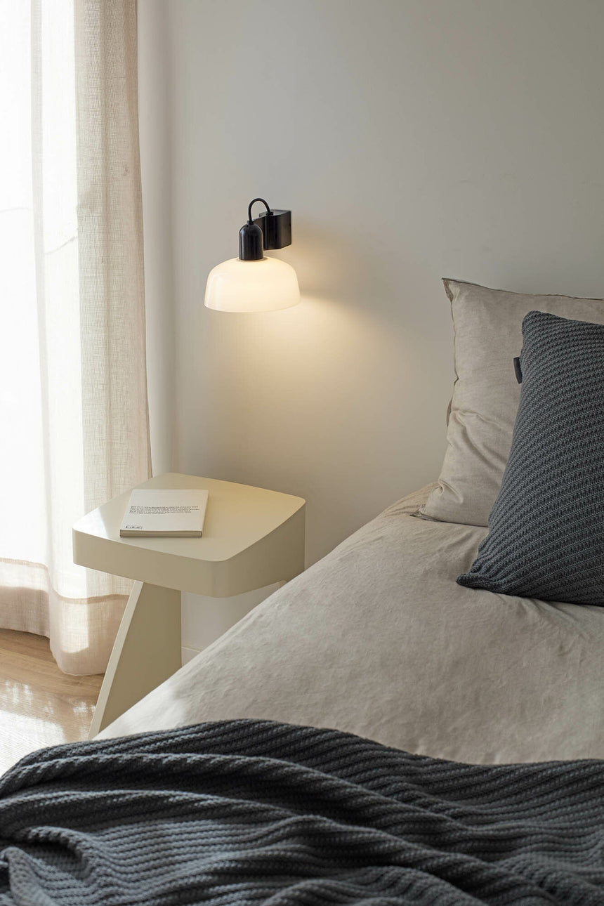 Lámpara de pared aplique Faro Tatawin cristal E27 blanco — ref. 20335-116 (3)
