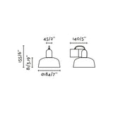 Lámpara de pared aplique Faro Tatawin E27 LED blanco 20335-140
