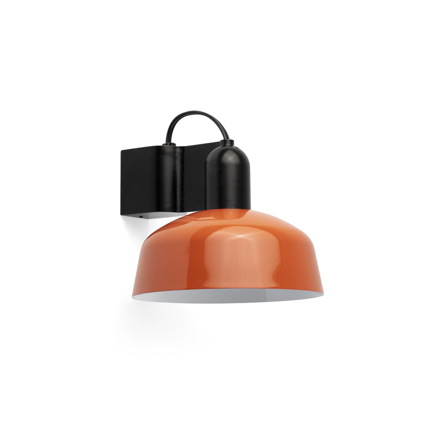 Lámpara de pared aplique Faro Tatawin E27 LED naranja rojizo 20335-143