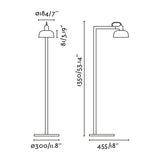 Lámpara de pie salón Faro Tatawin E27 LED azul grisaceo 20336-147 - vista alternativa