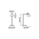 Lámpara de mesa Faro Tatawin E27 LED azul grisaceo 20337-142