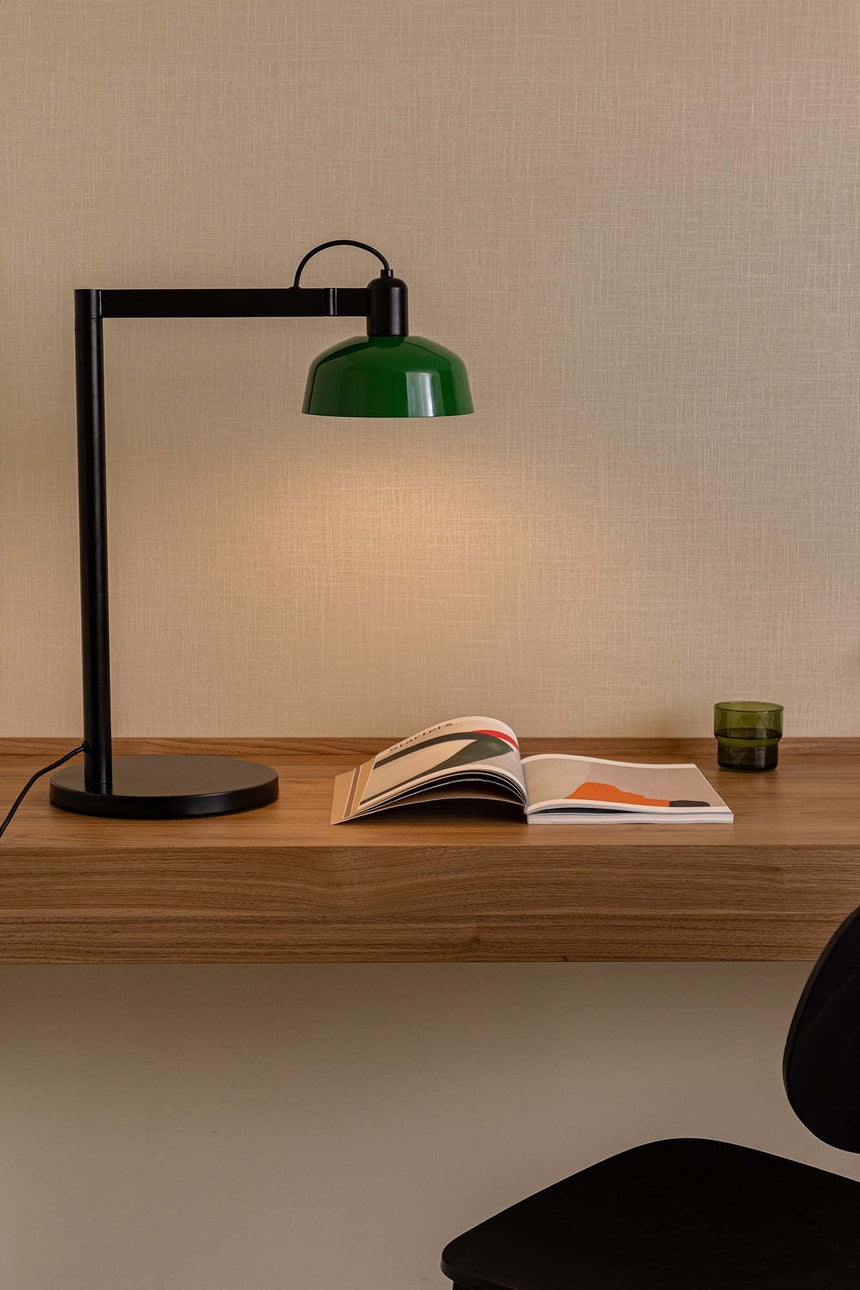 Lámpara de mesa Faro Tatawin E27 LED verde 20337-144