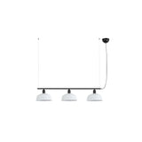 Lámpara de techo colgante Faro Tatawin 3 luces E27 LED blanco 20338-145
