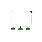 Lámpara de techo colgante Faro Tatawin 3 luces E27 verde 20338-149