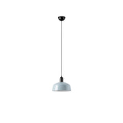 Lámpara de techo colgante Faro Tatawin 1 luz E27 azul grisaceo Ø25cm 20339-147