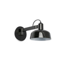 Lámpara de pared aplique Faro Tatawin cristal con brazo E27 negro — ref. 20342-117 (1)