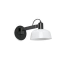 Lámpara de pared aplique Faro Tatawin metal con brazo E27 blanco — ref. 20342-140 (1)