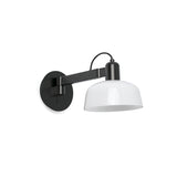 Lámpara de pared aplique Faro Tatawin metal con brazo E27 blanco — ref. 20342-140 (1)