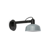 Lámpara de pared aplique Faro Tatawin E27 LED azul grisaceo 20342-142