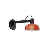 Lámpara de pared aplique Faro Tatawin E27 LED naranja rojizo 20342-143