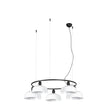 Lámpara de techo colgante Faro Tatawin 5 luces E27 LED blanco 20343-145-5L