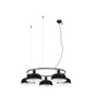 Lámpara de techo colgante Faro Tatawin 5 luces E27 negro 20343-146-5L