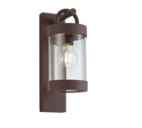 Trio Sambesi Rust Aluminum Exterior Wall Light 204160124