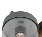 Aplique de exterior Trio Sambesi imitación madera sensor crepuscular IP44 33cm 204160135 - vista 3