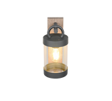 Aplique de exterior Trio Sambesi imitación madera sensor crepuscular IP44 33cm 204160135 - vista 4