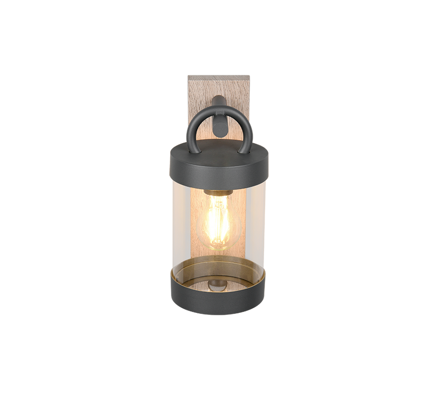 Aplique de exterior Trio Sambesi imitación madera con sensor movimiento IP44 33cm 204169135 - vista 4