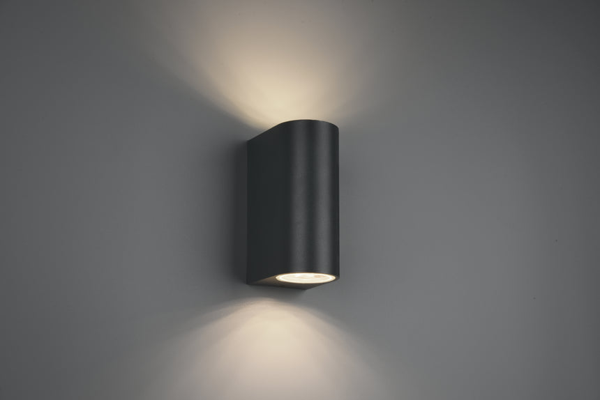 Aplique de exterior Trio Roya 2 luces antracita arriba y abajo IP44 2