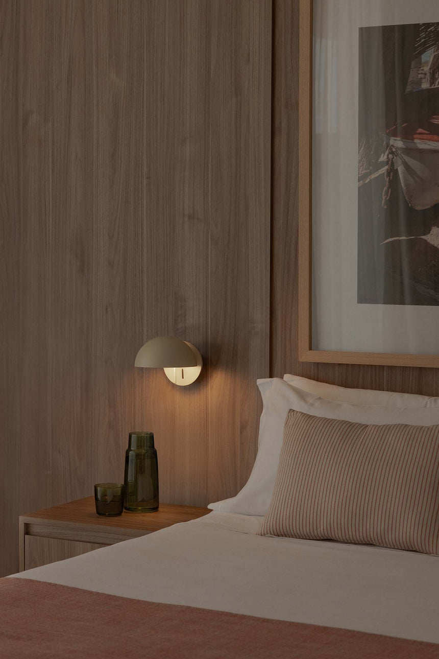 Lámpara de pared aplique Faro Matilda E14 LED beige 20500