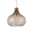 Lámpara colgante Ideal Lux Onion marrón café 60W Ø59,5cm 205311