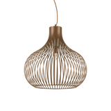 Lámpara colgante Ideal Lux Onion marrón café 60W Ø59,5cm 205311