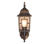 Aplique de exterior Trio Volturno LED antique rust 2700K IP44 41,5cm 205960128