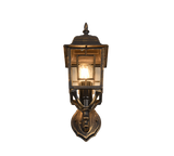 Aplique de exterior Trio Volturno LED antique rust 2700K IP44 41,5cm 205960128