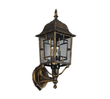 Aplique de exterior Trio Volturno LED antique rust 2700K IP44 41,5cm 205960128