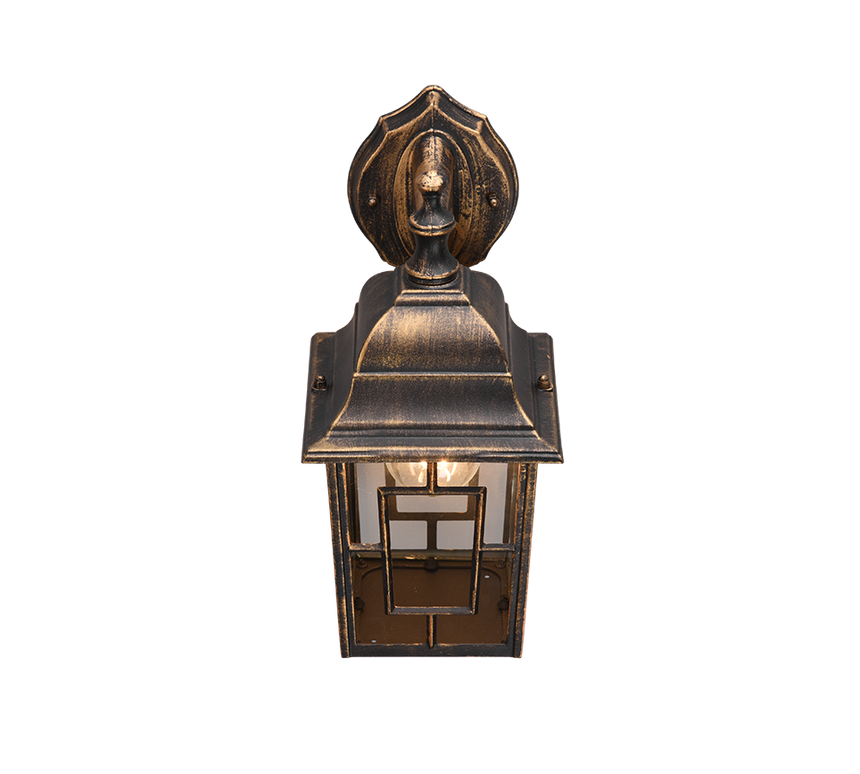 Aplique de exterior Trio Volturno LED antique rust 2700K IP44 205967128