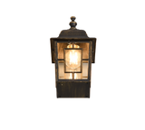 Aplique de exterior Trio Volturno LED antique rust 2700K IP44 205967128