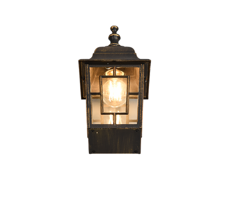 Aplique de exterior Trio Volturno LED antique rust 2700K IP44 205967128