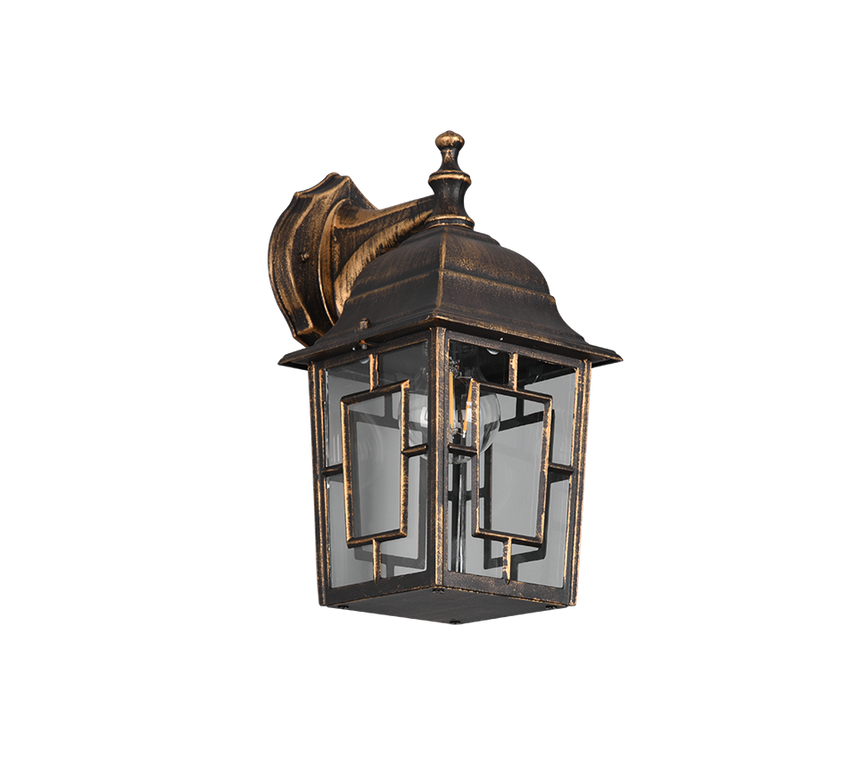 Aplique de exterior Trio Volturno LED antique rust 2700K IP44 205967128