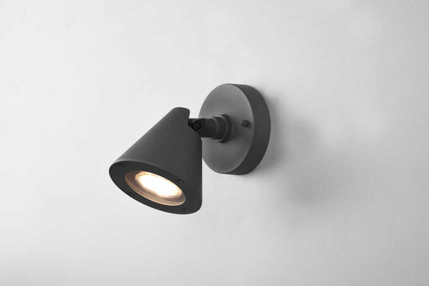 Aplique de exterior Trio Kaveri antracita IP44 2