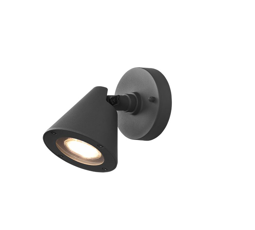 Aplique de exterior Trio Kaveri antracita IP44 2