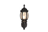 Trio Elvo Aplique de exterior arriba negro 206967132