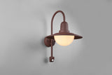 Aplique de exterior Trio Norman LED rusty 2700K IP44 45,5cm 207269124