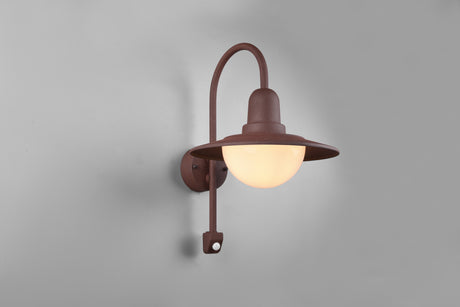 Aplique de exterior Trio Norman LED rusty 2700K IP44 45,5cm 207269124