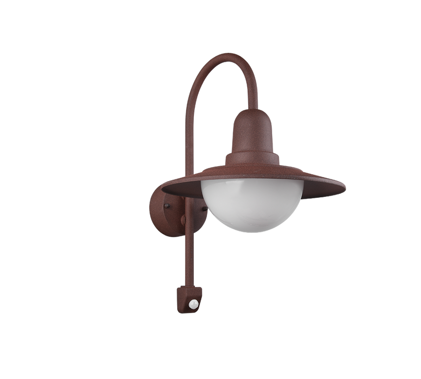 Aplique de exterior Trio Norman LED rusty 2700K IP44 45,5cm 207269124