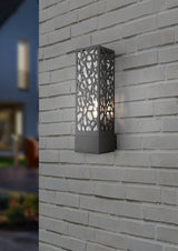 Aplique de exterior Trio Cooper acero inoxidable antracita IP44 36cm 207360142 - vista 3