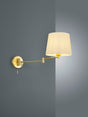 Aplique de pared Trio Lyon LED latón mate 2700K 32,5cm 209100108