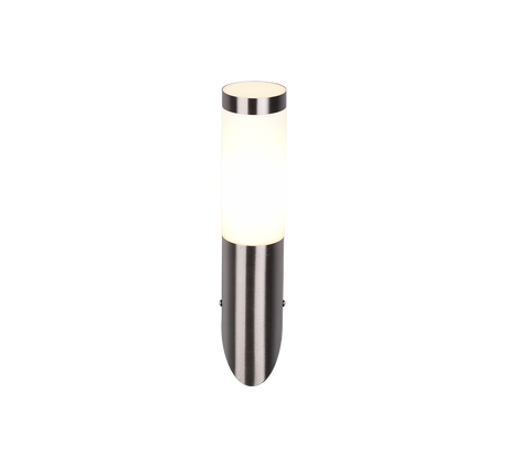 Aplique de exterior Trio Trioto LED níquel mate 3000K IP44 39cm 209760107