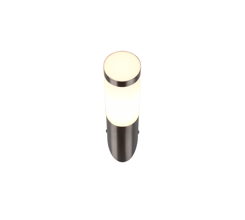 Aplique de exterior Trio Trioto LED níquel mate 3000K IP44 39cm 209760107